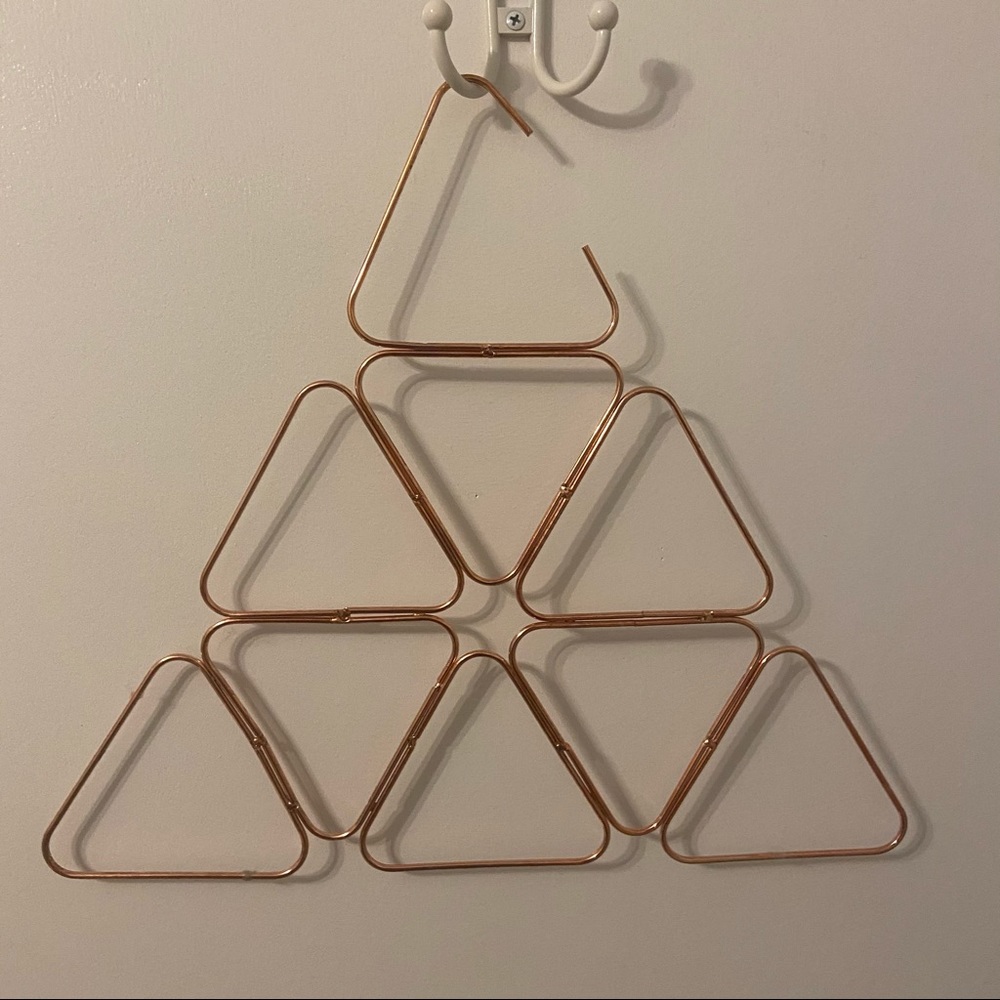 Rose Gold Scarf Hanger